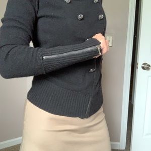 Limited addition cashmere cardigan in xs